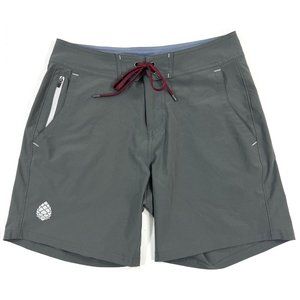 Stio Mens Size 30 CFS Board Shorts Gray Swim Hiking Quick Dry Outdoor Athleisure